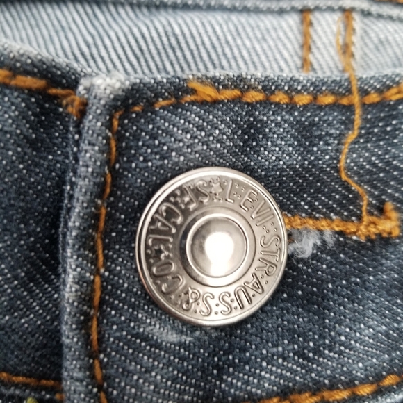 LEVI STRAUSS ORIGINAL RIVETED DISTRESS JEANS - Picture 3 of 6
